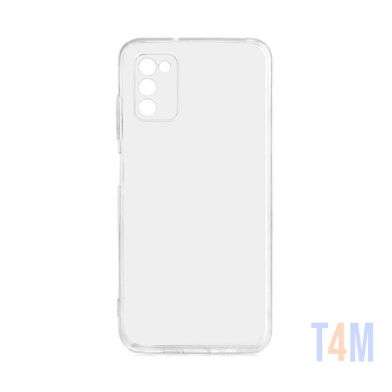 Capa de Silicone Macio para Samsung Galaxy A03s Transparente